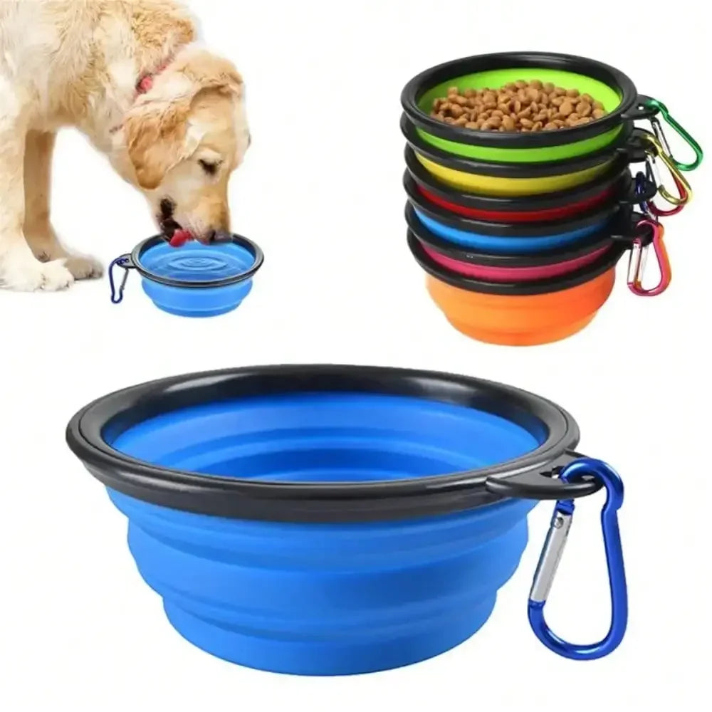 Skogra™ Collapsible Dog Travel Bowl 2-in-1