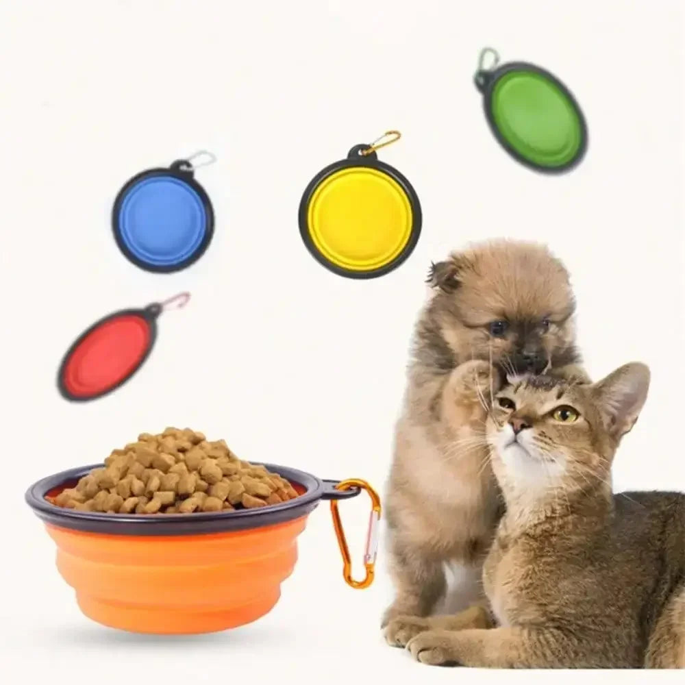 Skogra™ Collapsible Dog Travel Bowl 2-in-1