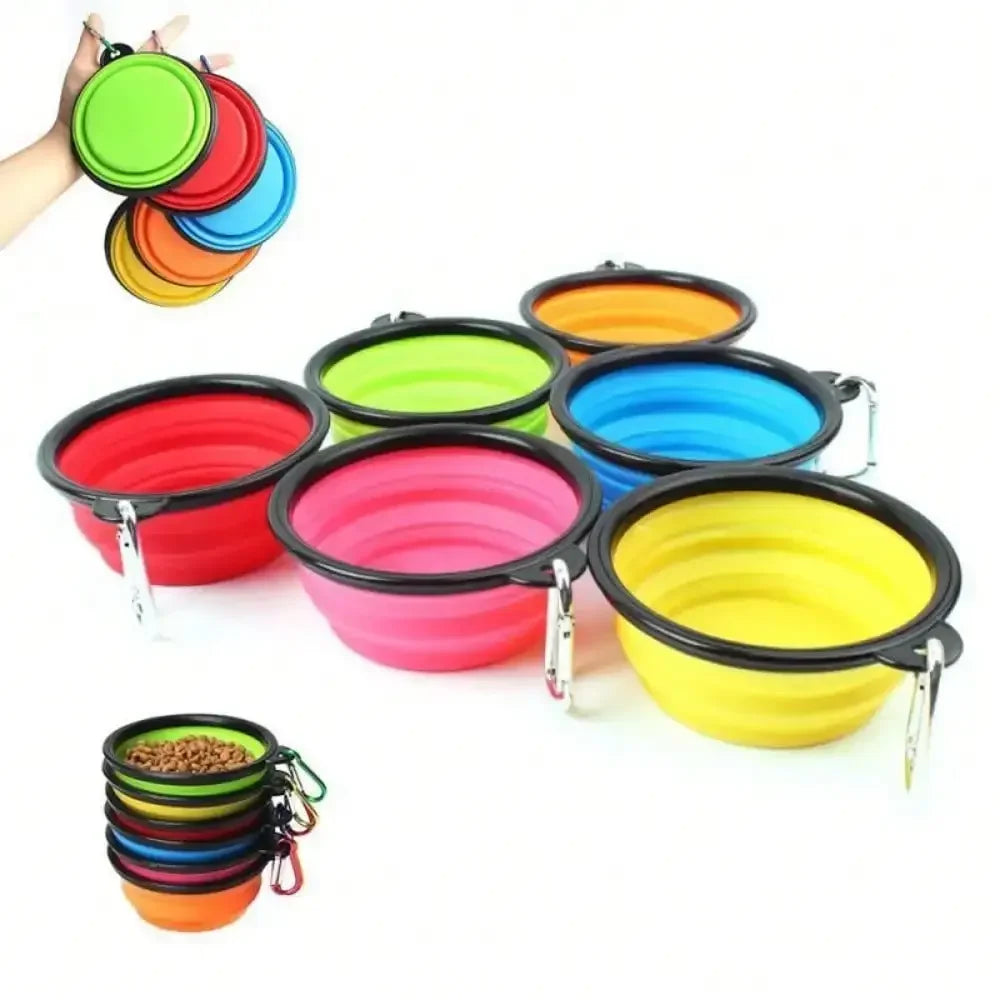 Skogra™ Collapsible Dog Travel Bowl 2-in-1