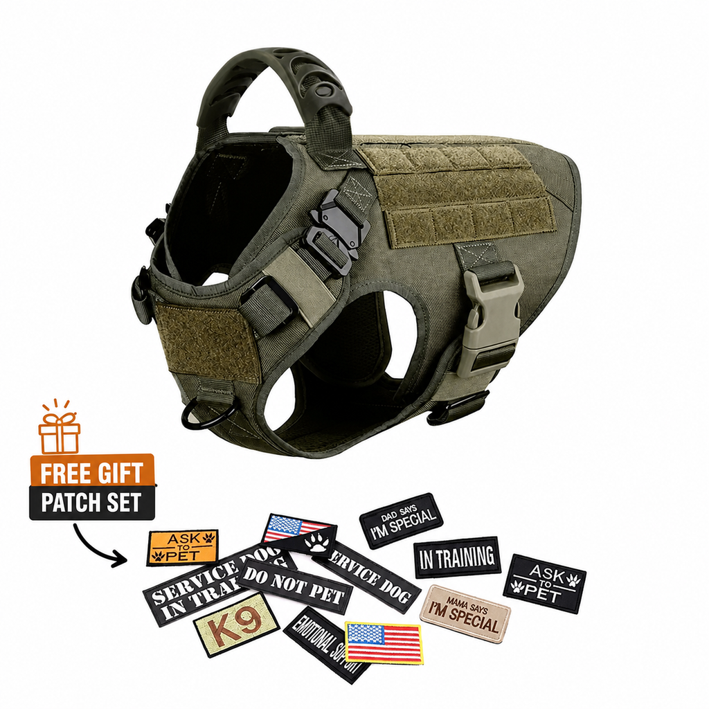 Skogra™ Tactical Dog Harness Set